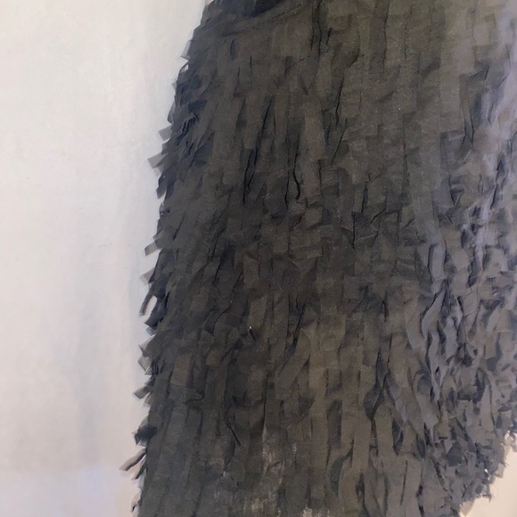 Eva Franco Black Fringe Cocktail Dress - Picture 6 of 11